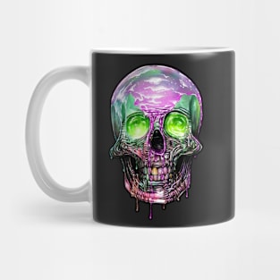 Liquid Sugar Skull - Punk skull candy slime drips 80s 90s Mug